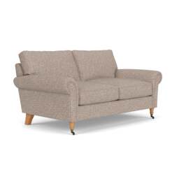 Large 2 Seater Sofa - Natural Mix - Textured Weave - Osbourne - The Cotswold Company