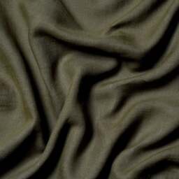 Curtain Pair - 135x228cm - Rowcroft Pure Linen Olive - The Cotswold Company - thumbnail 3