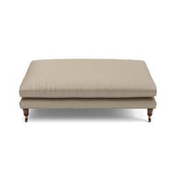 Foot Stool - Natural - House Linen Mix - Taylor - The Cotswold Company - thumbnail 4