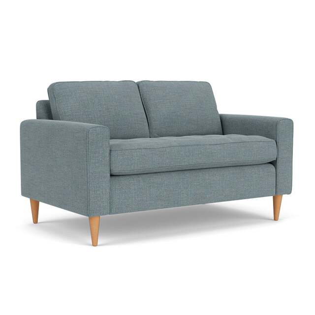 2 Seater Sofa - Teal marl - Rustic Weave - Saxon - The Cotswold Company - image 1