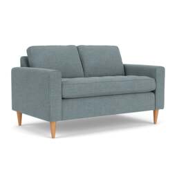 2 Seater Sofa - Teal marl - Rustic Weave - Saxon - The Cotswold Company - thumbnail 1