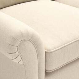 4 Seater Sofa - Lily White - House Linen Mix - Osbourne - The Cotswold Company - thumbnail 4