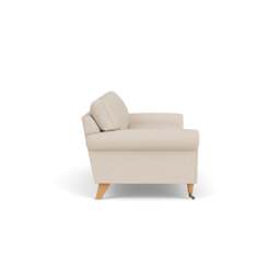 4 Seater Sofa - Lily White - House Linen Mix - Osbourne - The Cotswold Company - thumbnail 3