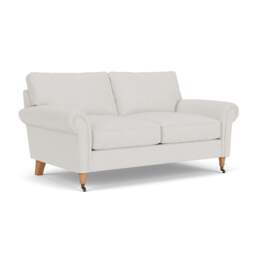 Large 2 Seater Sofa - Grey - Broadway Stripe - Osbourne - The Cotswold Company - thumbnail 1