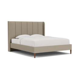 Super King Classic Bedstead - Dove Grey - House Linen Mix - Parker - The Cotswold Company