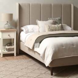 Super King Classic Bedstead - Dove Grey - House Linen Mix - Parker - The Cotswold Company - thumbnail 4