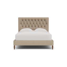 King Size Classic Bedstead - Natural - House Linen Mix - Calvert - The Cotswold Company - thumbnail 2
