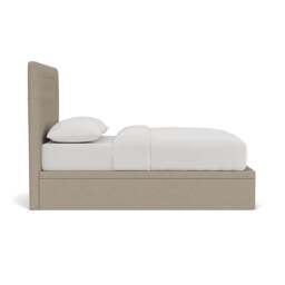 Calvert Double Ottoman Storage Bed - Dove Grey - House Linen Mix - The Cotswold Company - thumbnail 3