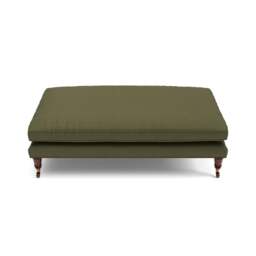 Foot Stool - Forest Green - House Linen Mix - Taylor - The Cotswold Company - thumbnail 4