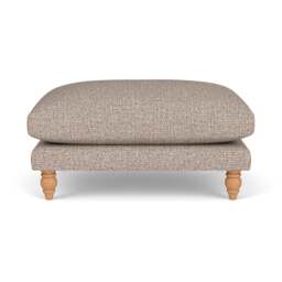 Foot Stool - Natural Mix - Textured Weave - Emily - The Cotswold Company - thumbnail 2
