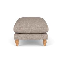 Foot Stool - Natural Mix - Textured Weave - Emily - The Cotswold Company - thumbnail 3
