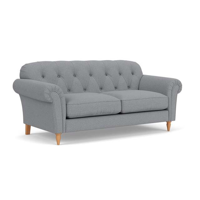 Large 2 Seater Sofa - Blue Marl - House Weave - Chapman - The Cotswold Company - image 1