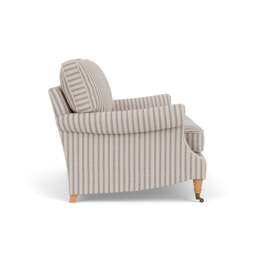Large 2 Seater Sofa - Indigo - Kingham Stripe - Taylor High Back - The Cotswold Company - thumbnail 3