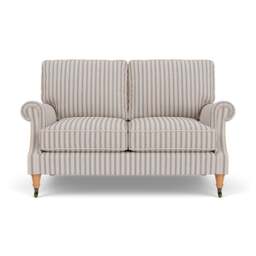 Large 2 Seater Sofa - Indigo - Kingham Stripe - Taylor High Back - The Cotswold Company - thumbnail 2
