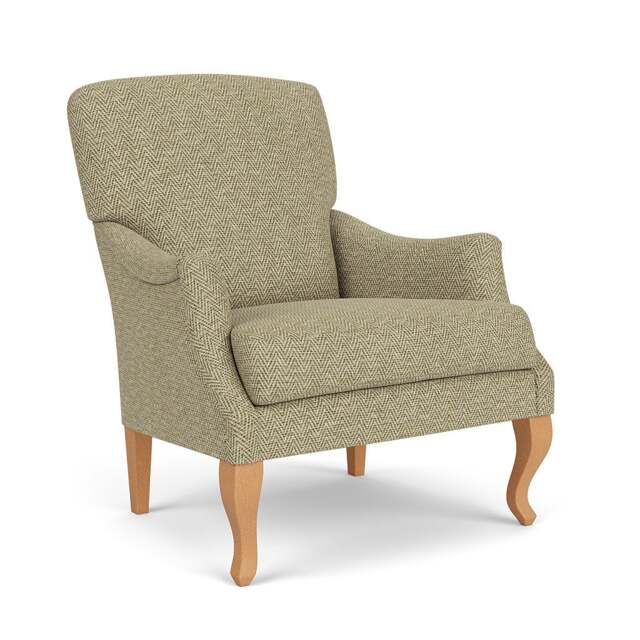 Armchair - Apple - Herringbone Weave - Elsie - The Cotswold Company - image 1