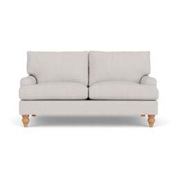 Large 2 Seater Sofa - Soft White - Luxury Italian Linen - Morris - The Cotswold Company - thumbnail 2