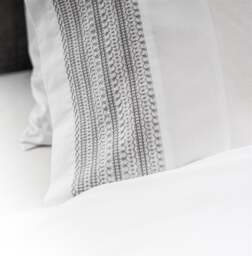 Grey Super King Duvet Cover Set - Avebury - The Cotswold Company - thumbnail 3