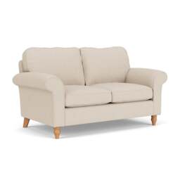 Large 2 Seater Sofa - Lily White - House Linen Mix - Hurley - The Cotswold Company - thumbnail 1