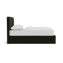 Ellis King Size Ottoman Storage Bed - Moss - Eco Chenille - The Cotswold Company - thumbnail 3