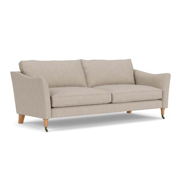 4 Seater Sofa - Natural - Luxury Italian Linen - Robinson - The Cotswold Company - image 1