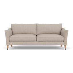4 Seater Sofa - Natural - Luxury Italian Linen - Robinson - The Cotswold Company - thumbnail 2