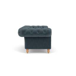 Large 2 Seater Sofa - Teal - Eco Chenille - Harris Chesterfield - The Cotswold Company - thumbnail 3