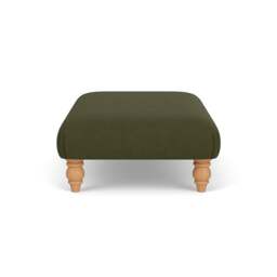 Foot Stool - Forest Green - House Linen Mix - Clara - The Cotswold Company - thumbnail 3