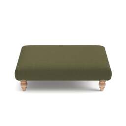 Foot Stool - Forest Green - House Linen Mix - Clara - The Cotswold Company - thumbnail 4