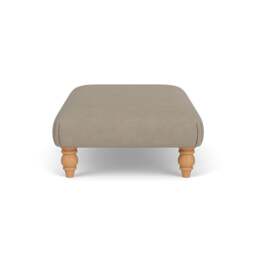 Foot Stool - Dove grey - House Linen Mix - Clara - The Cotswold Company - thumbnail 3