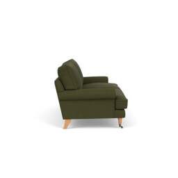 4 Seater Sofa - Forest Green - House Linen Mix - Stewart - The Cotswold Company - thumbnail 3