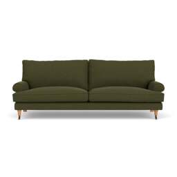 4 Seater Sofa - Forest Green - House Linen Mix - Stewart - The Cotswold Company - thumbnail 2