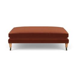 Foot Stool - Brick - Matt Velvet - Taylor - The Cotswold Company - thumbnail 2