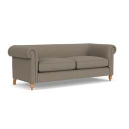 4 Seater Sofa  - Mid Grey - House Linen Mix - Rayner - The Cotswold Company - thumbnail 1
