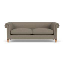 4 Seater Sofa  - Mid Grey - House Linen Mix - Rayner - The Cotswold Company - thumbnail 2