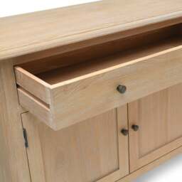 Camille Limewash Oak Small Sideboard - The Cotswold Company - thumbnail 6