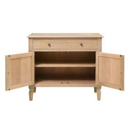 Camille Limewash Oak Small Sideboard - The Cotswold Company - thumbnail 3