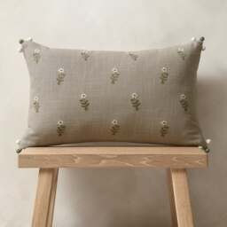 Vintage Sprigs Cushion - Home Accessories - The Cotswold Company - thumbnail 2