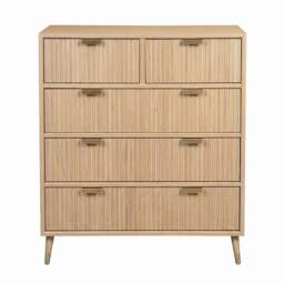 Oakridge Blonde Oak 5 Drawer Chest - The Cotswold Company - thumbnail 2
