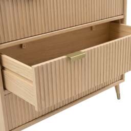 Oakridge Blonde Oak 5 Drawer Chest - The Cotswold Company - thumbnail 5