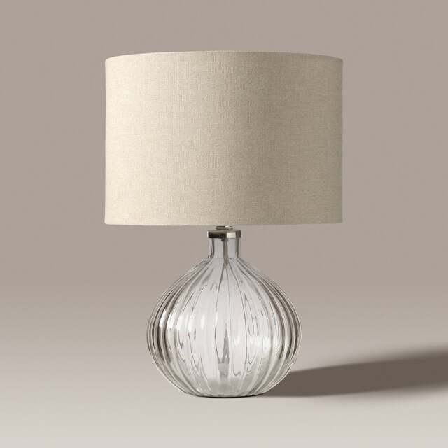 Freshbrook Glass Ribbed Table Lamp - Home Accessories - The Cotswold Company - image 1