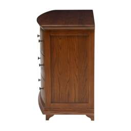 Winchcombe Dark Oak Low and Wide 6 Drawer Chest - The Cotswold Company - thumbnail 4