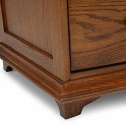 Winchcombe Dark Oak Low and Wide 6 Drawer Chest - The Cotswold Company - thumbnail 7