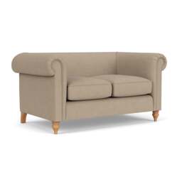 2 Seater Sofa - Natural - House Linen Mix - Rayner - The Cotswold Company - thumbnail 1