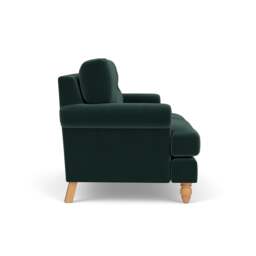 2 Seater Sofa - Lake - Matt Velvet - Talbot - The Cotswold Company - thumbnail 3