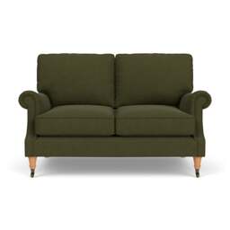 Large 2 Seater Sofa - Forest Green - House Linen Mix - Taylor High Back - The Cotswold Company - thumbnail 2