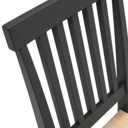 Wooden Seat Dining Chair - Chester Charcoal - The Cotswold Company - thumbnail 5