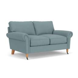 2 Seater Sofa - Sky blue - House Linen Mix - Osbourne - The Cotswold Company
