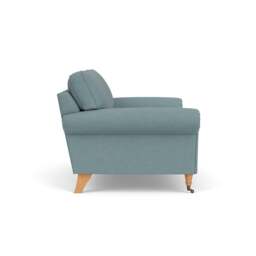 2 Seater Sofa - Sky blue - House Linen Mix - Osbourne - The Cotswold Company - thumbnail 3