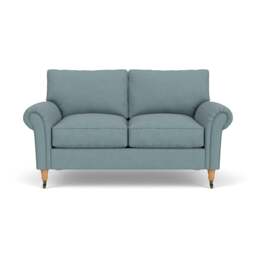 2 Seater Sofa - Sky blue - House Linen Mix - Osbourne - The Cotswold Company - thumbnail 2