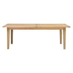 Inglesham Whitewash Oak 8-12 Seater Extending Dining Table - The Cotswold Company - thumbnail 3